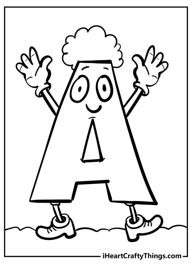 Letter A Coloring Pages 100 Free Printables