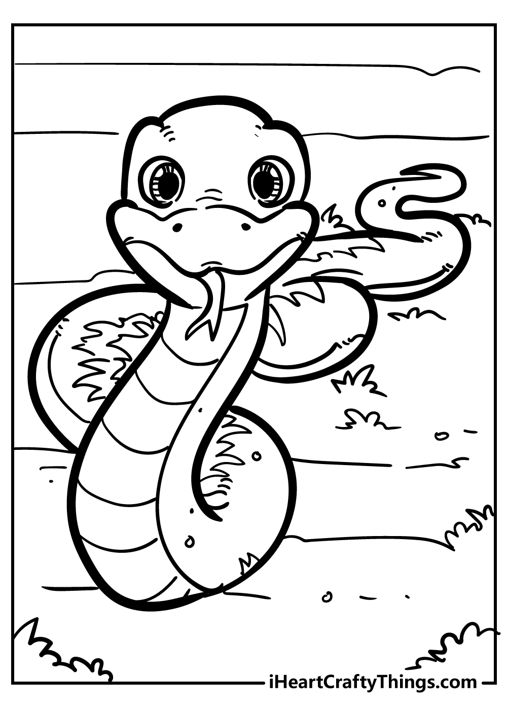 Snake Coloring Pages 35 Free Printable Sheets For Kids