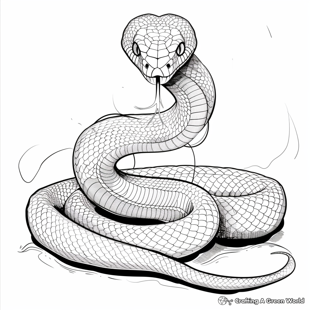 coloring pages snakes