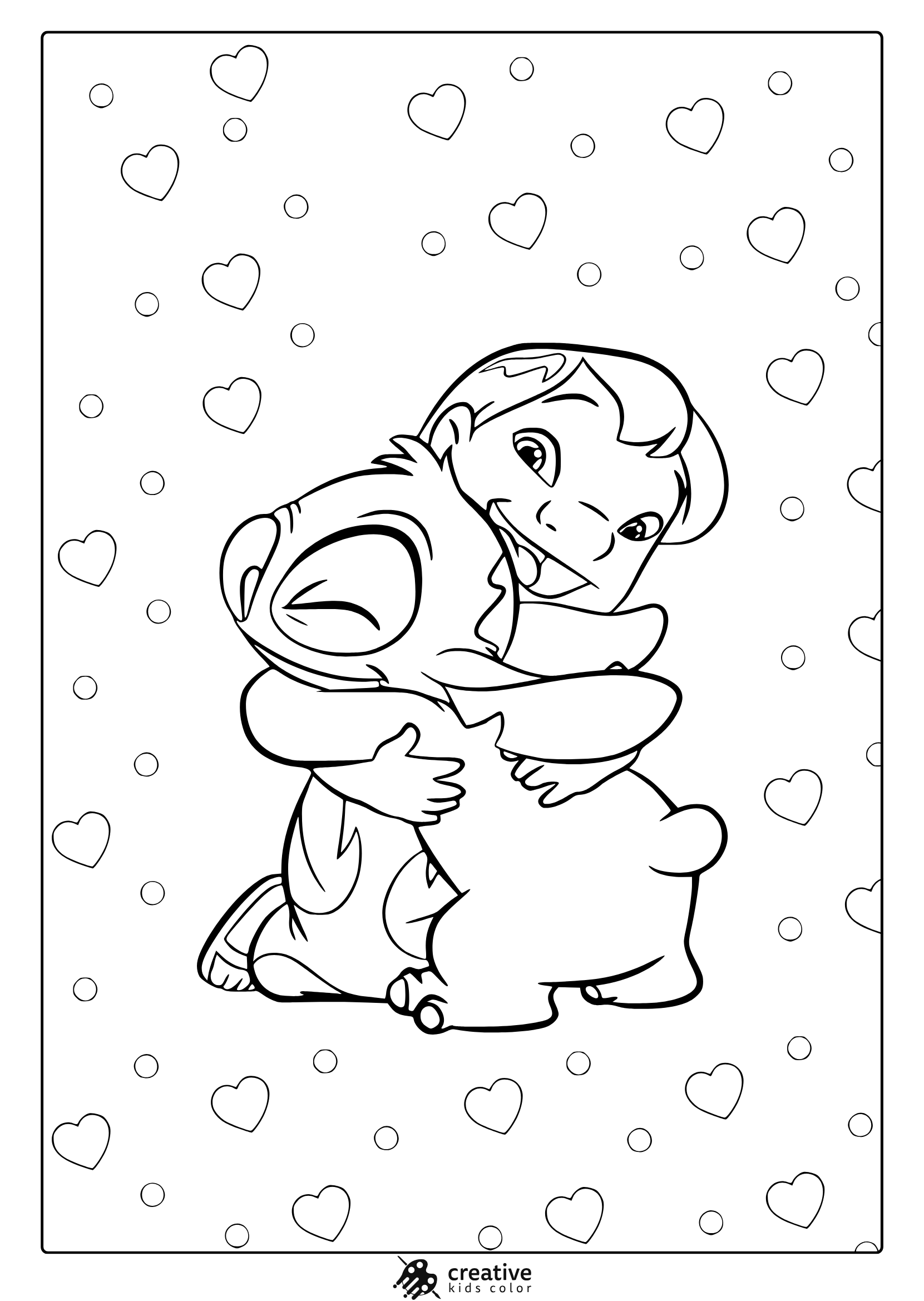 easy coloring pages disney