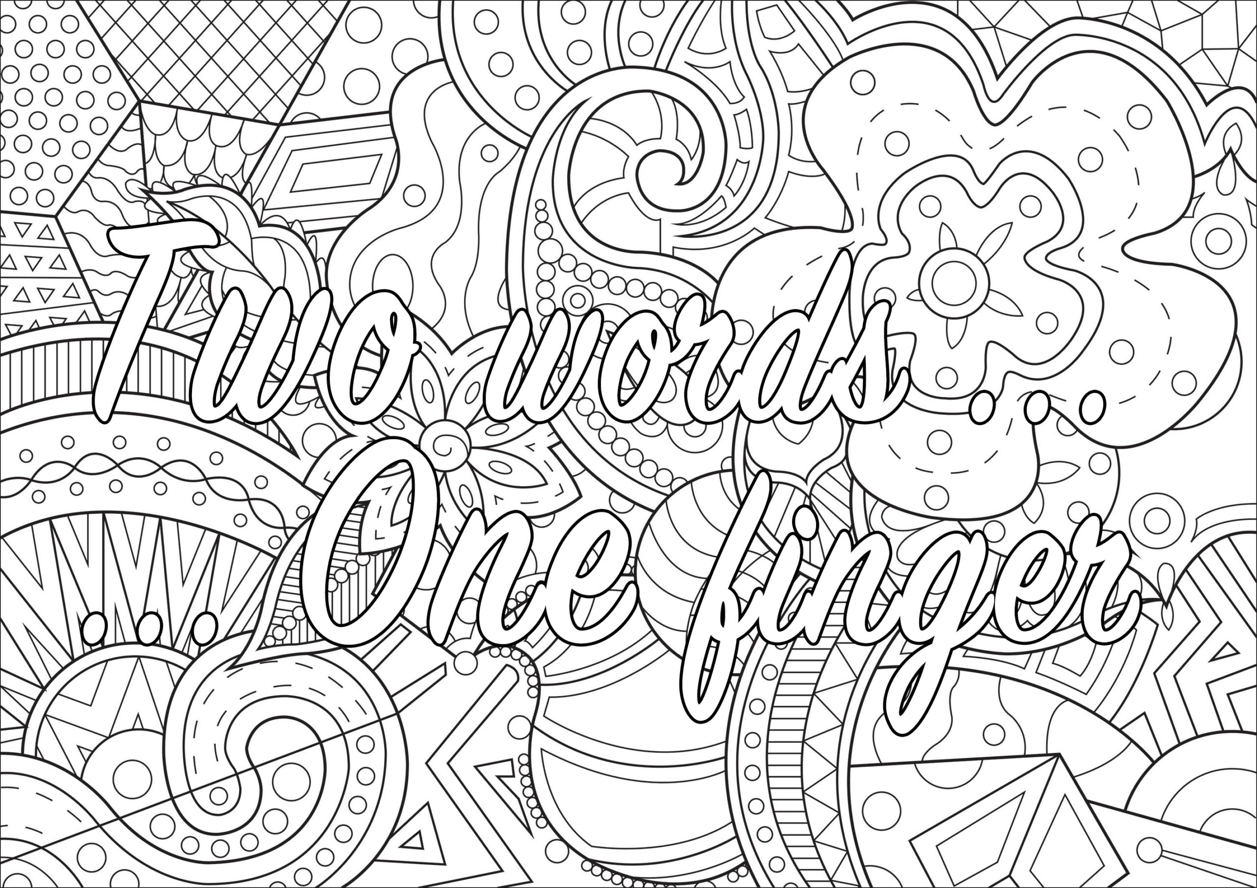 profanity coloring pages