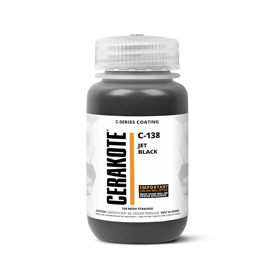 Amazon CERAKOTE AIR CURE C SERIES JET BLACK 16oz C 138P Our Ceramic Technology Combines Performance With Color On All Metals Polymers More Tools Home Improvement