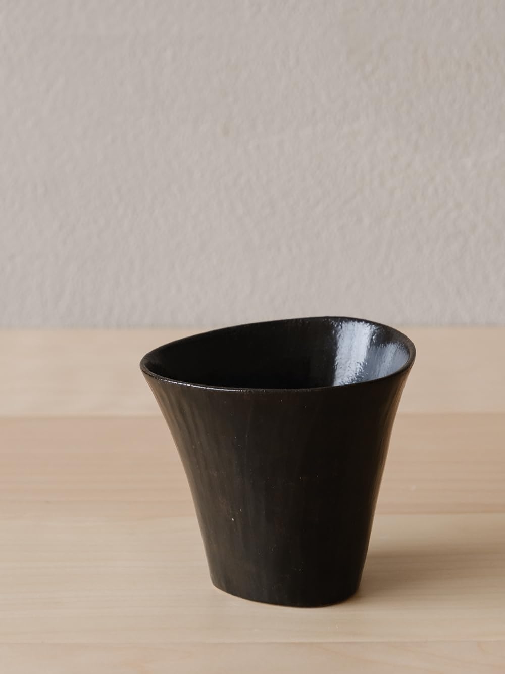 Amazon WENSHUO Jet Black Ceramic Handwarmer Cup Without Handle Handcrafted Japanese Arita yaki Coffee Cup 6 Fl Oz 180 Ml 1 Pack Coffee Cups Mugs