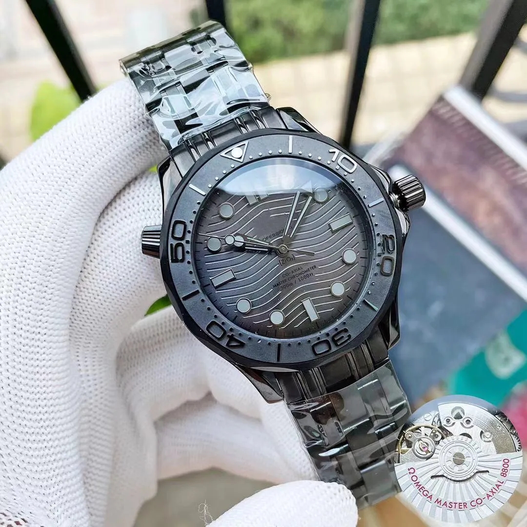 Luxury Mens Dive Watch 300M Waterproof Carbon Black Super Luminova Luminous Coating Leather Strap 304 Stainless Steel From Dhgate Wristwatches Price 97 85