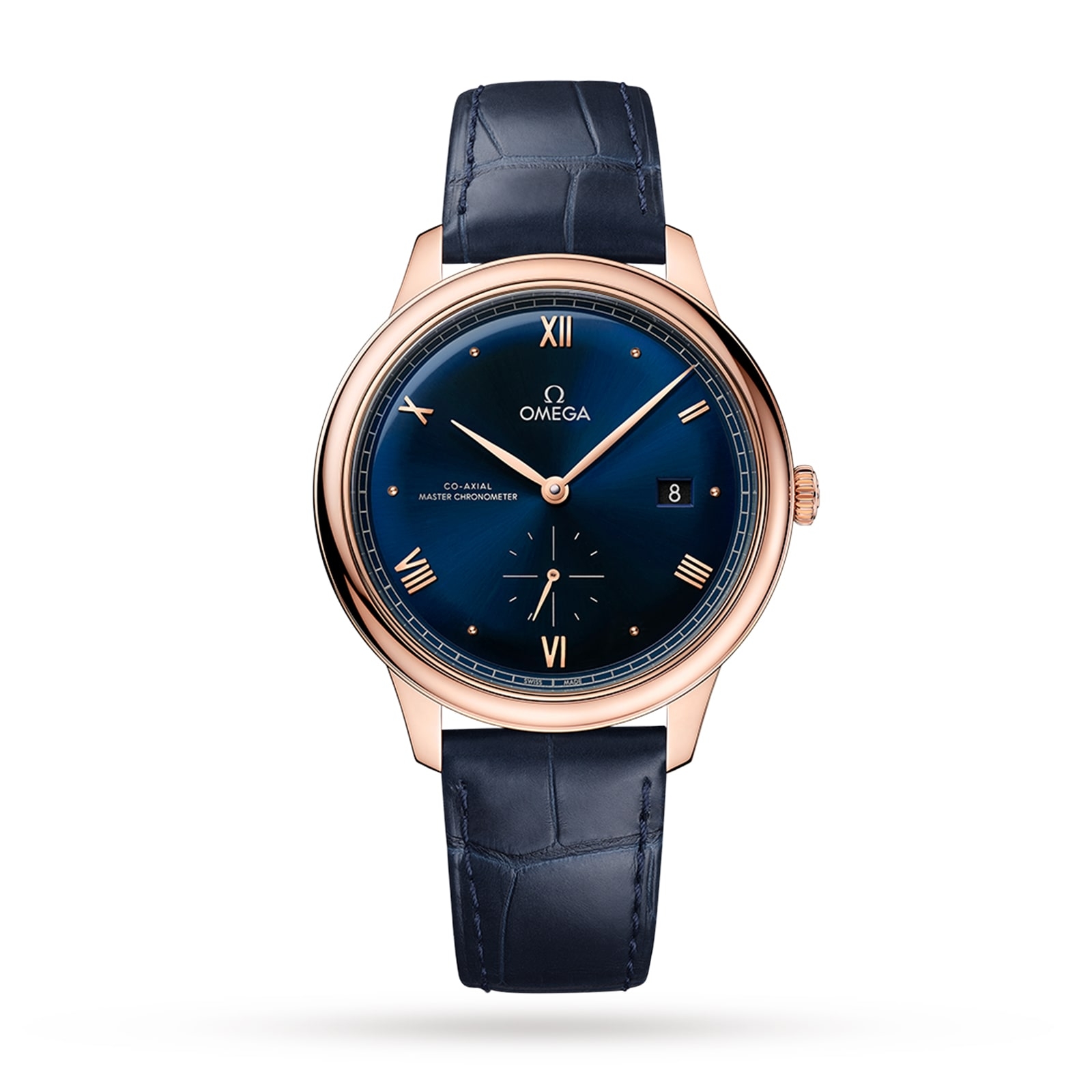 Omega De Ville Prestige Co Axial Master Chronometer Small Seconds 41mm Mens Watch Blue O43453412003001 Mayors