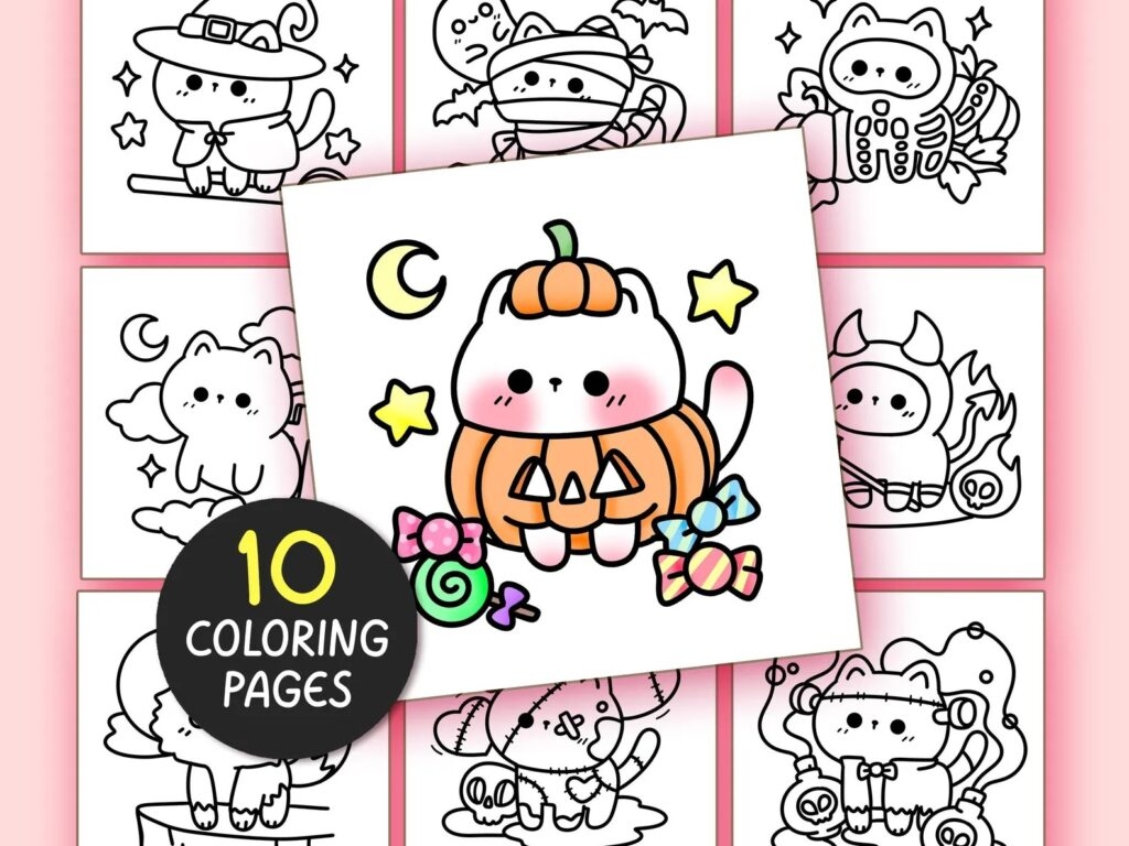 holloween coloring pages