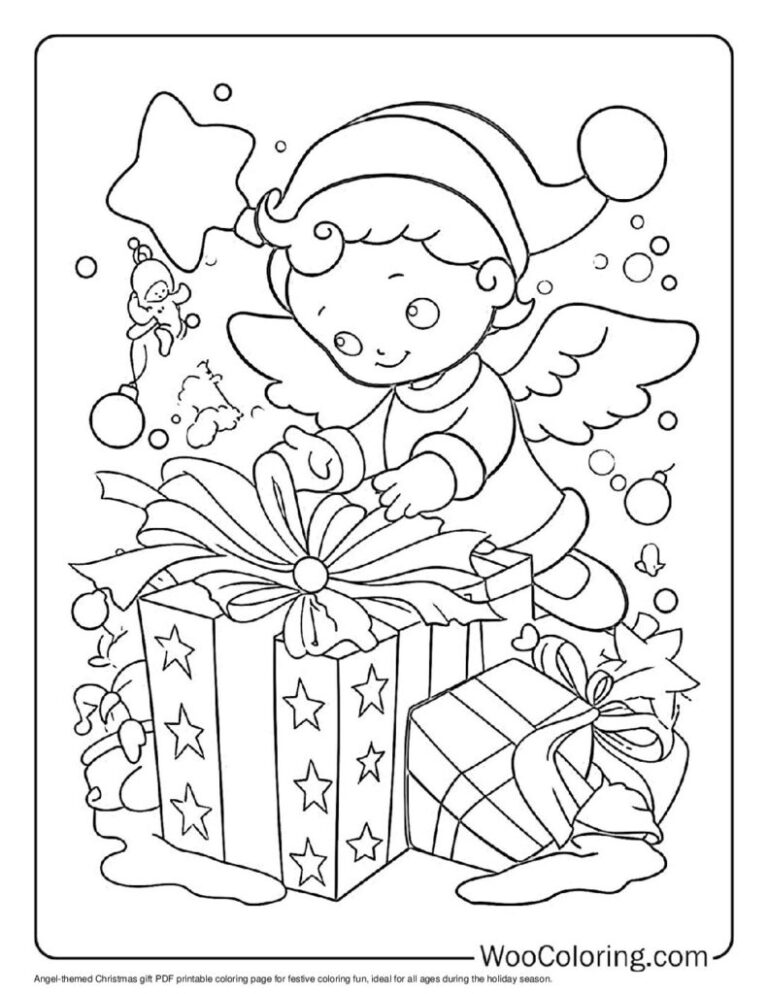 100 Christmas Present Coloring Pages Free PDF To Print Woo Coloring