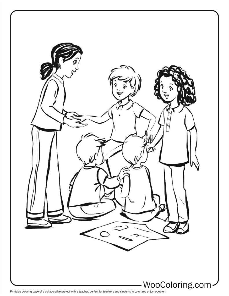 100 Teacher Coloring Pages Free PDF To Print Woo Coloring