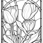 13 Tulip Coloring Pages Free PDF Printables