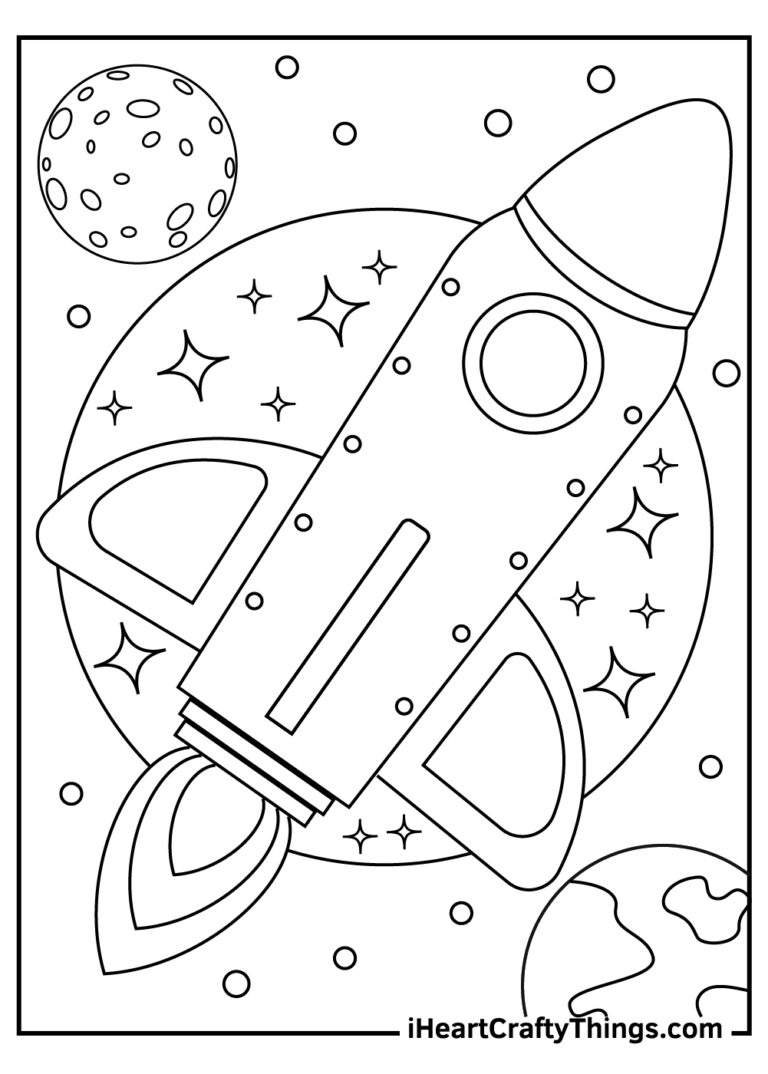 140 Space Coloring Pages Printable PDFs For Free Download