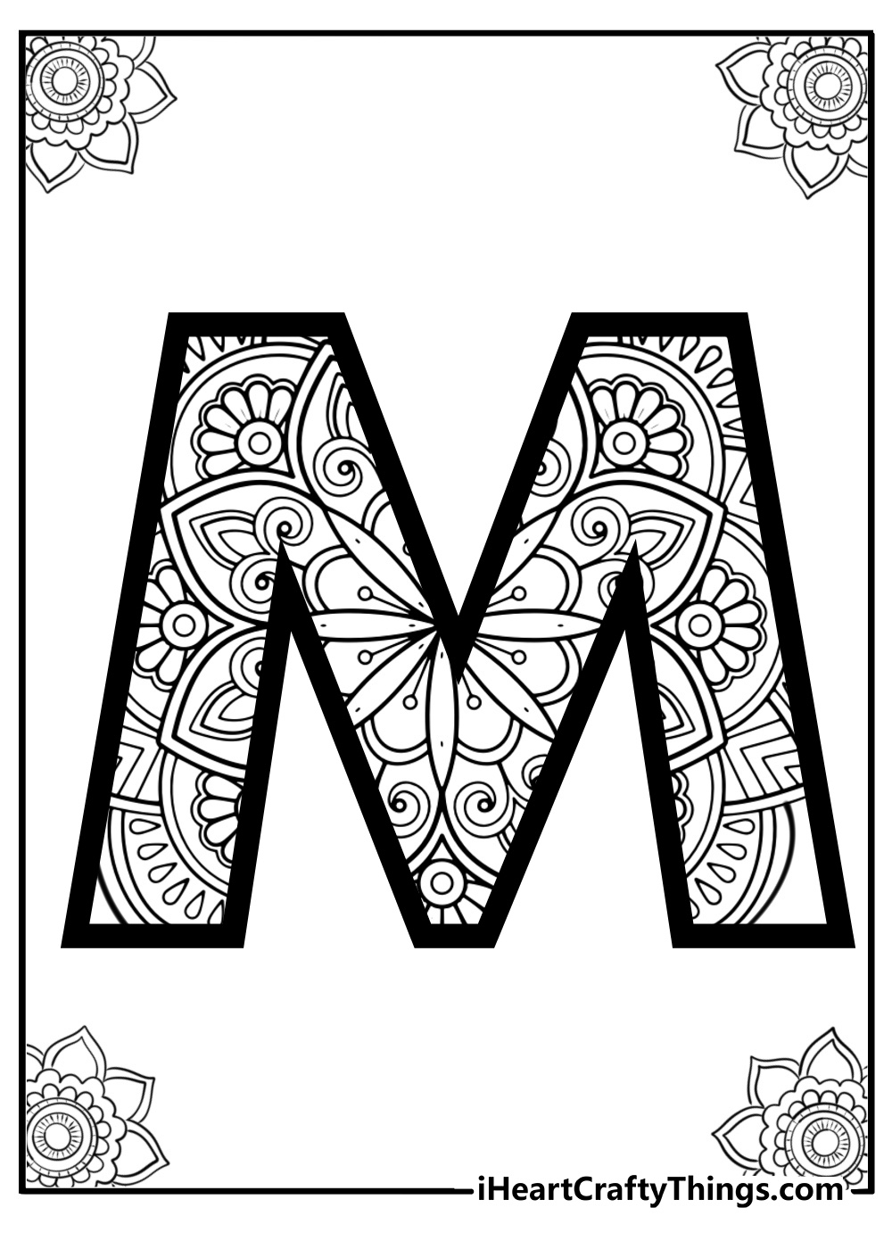 15 Letter M Coloring Pages 100 Free To Print 