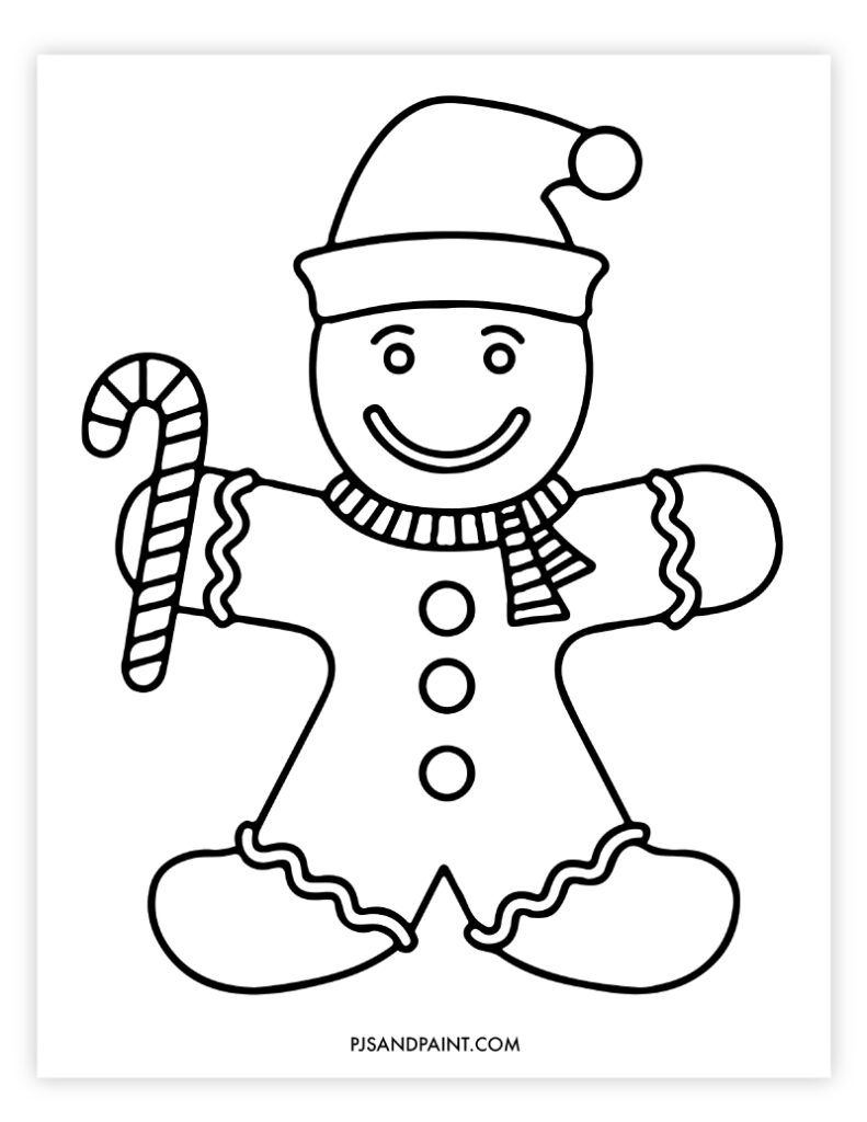 16 Free Printable Christmas Coloring Pages For Kids Pjs And Paint