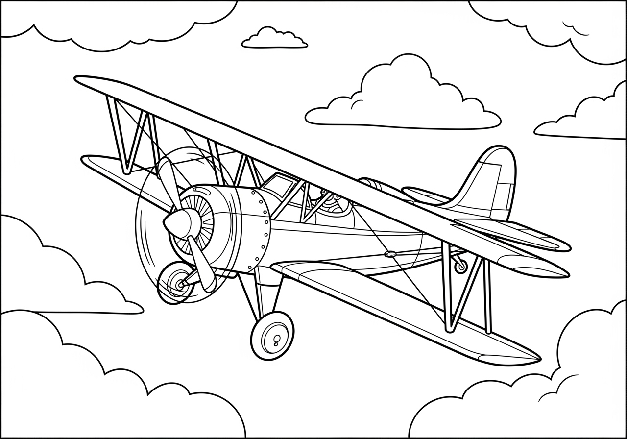 19 Free Airplane Coloring Pages Printable Pdf Downloads