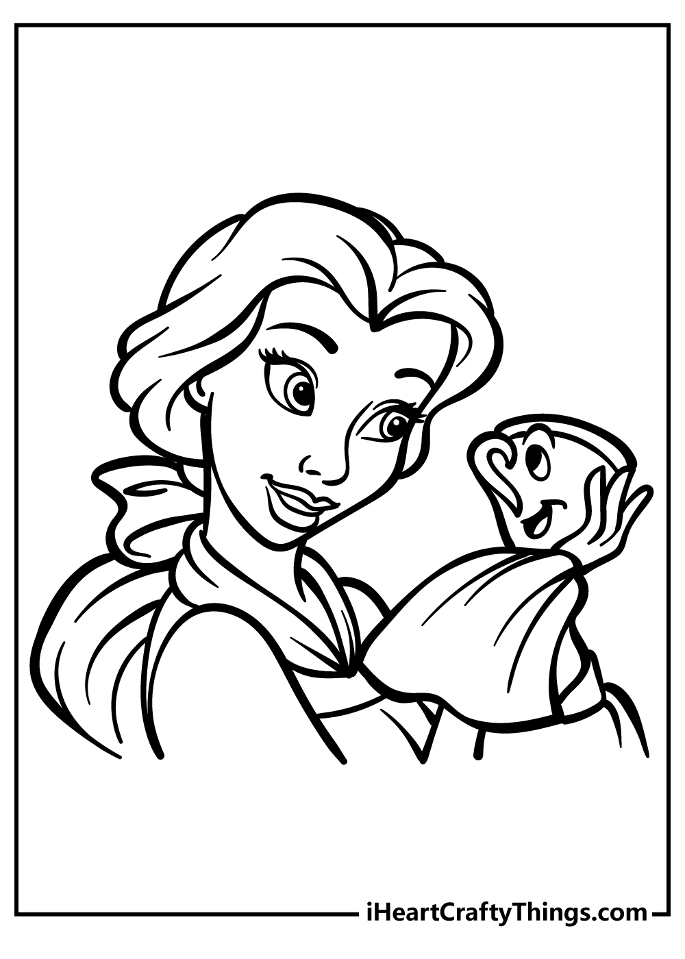 20 Belle Coloring Pages 100 Free Printables 20 Belle Coloring Pages 100 Free Printables