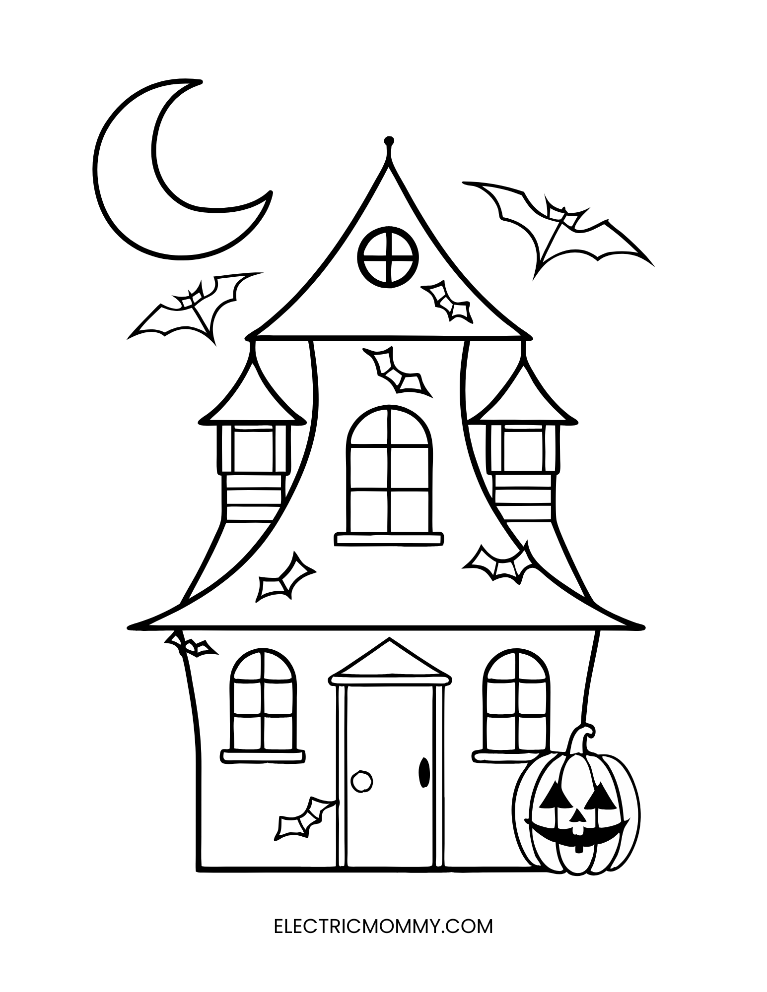 easy halloween coloring pages easy halloween coloring pages