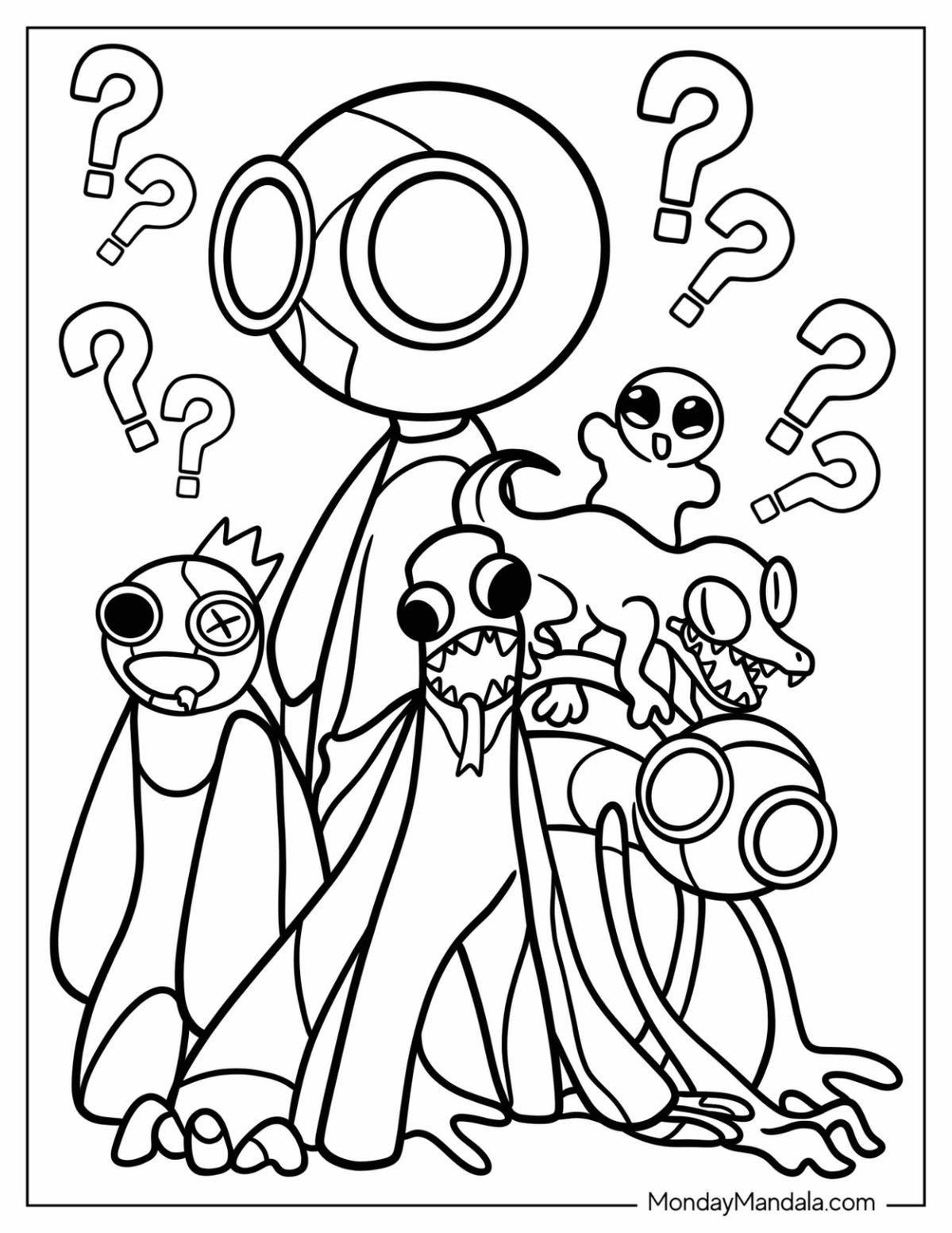 20 Rainbow Friends Coloring Pages Free PDF Printables 20 Rainbow Friends Coloring Pages Free PDF Printables