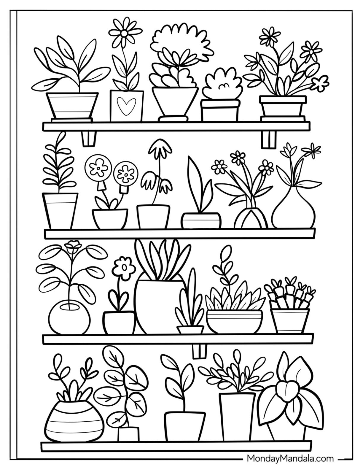 coloring pages plants coloring pages plants
