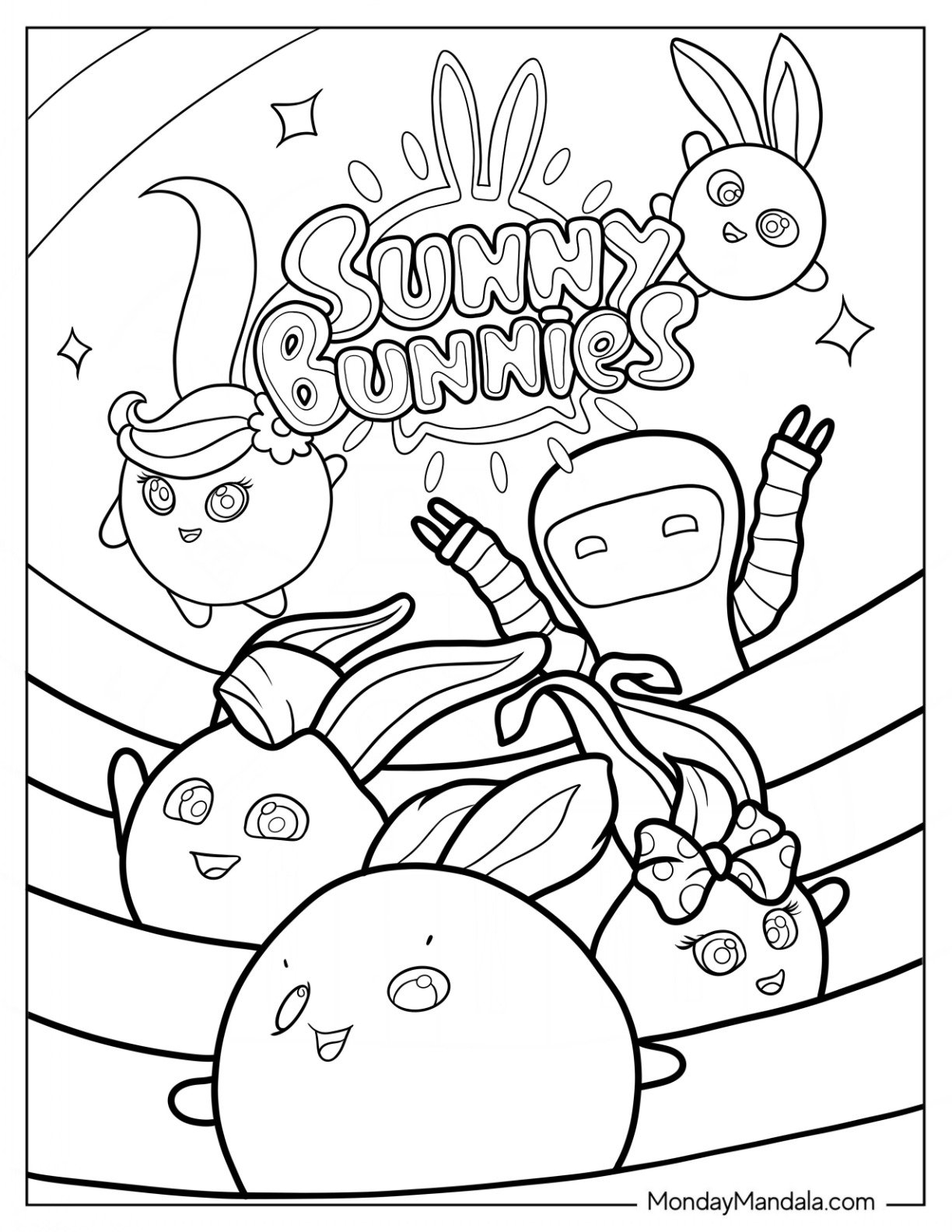20 Sunny Bunnies Coloring Pages Free PDF Printables 20 Sunny Bunnies Coloring Pages Free PDF Printables