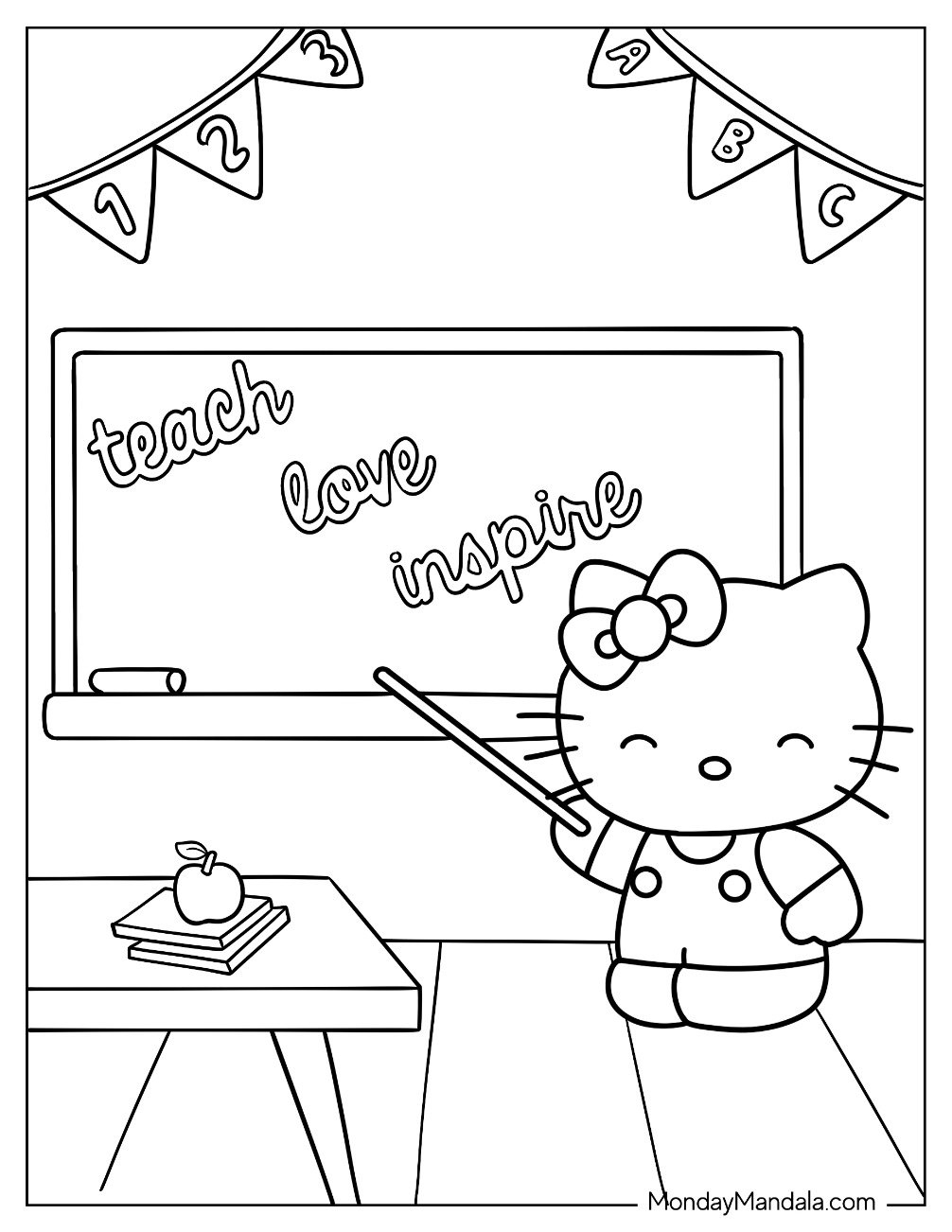 20 Teacher Coloring Pages Free PDF Printables 