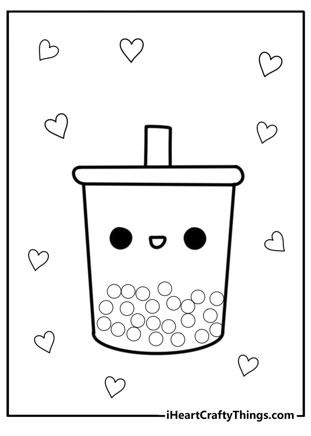 25 Boba Tea Coloring Pages 100 Free PDFs To Print 