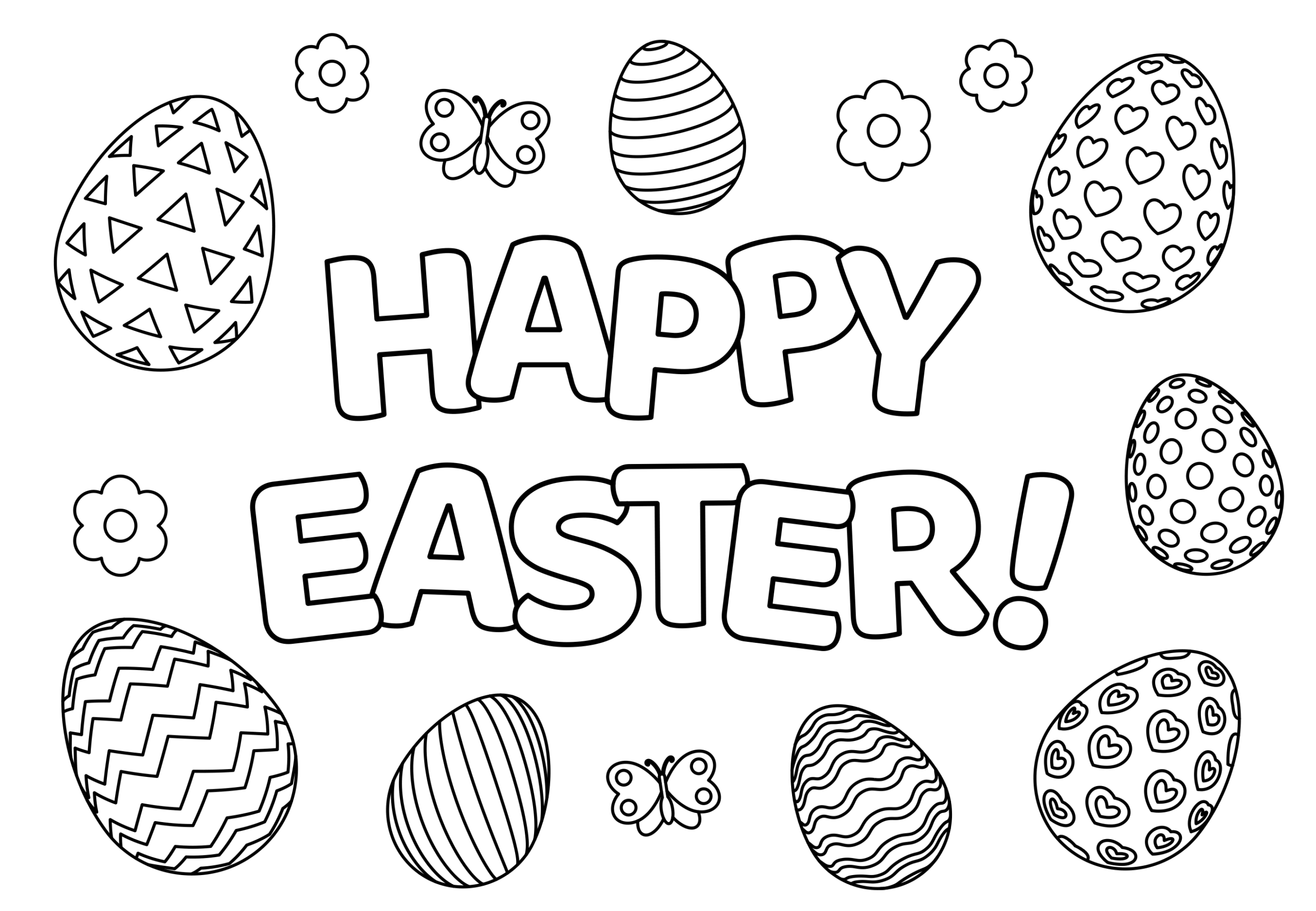 easter coloring books free