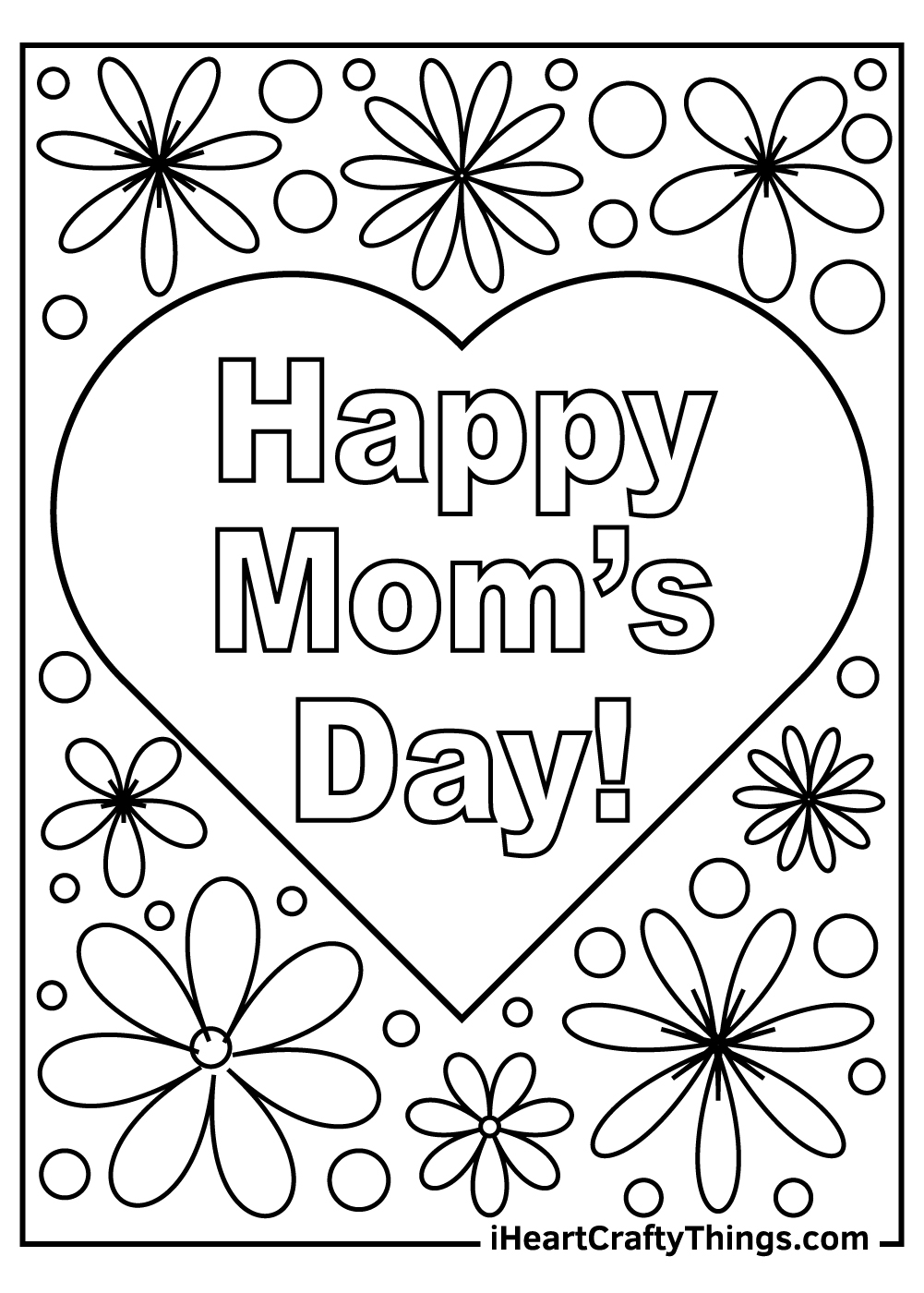 25 Mother s Day Coloring Pages 100 Free To Print PDFs 
