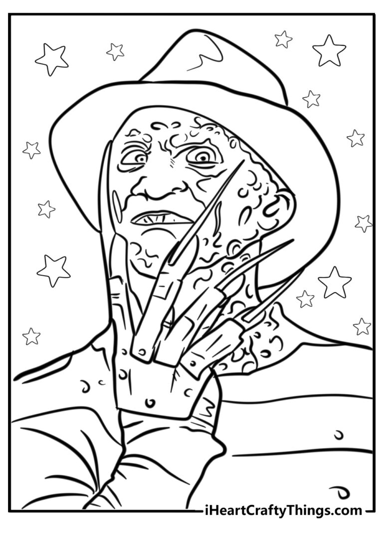 25 New Horror Coloring Pages 100 Free To Print 