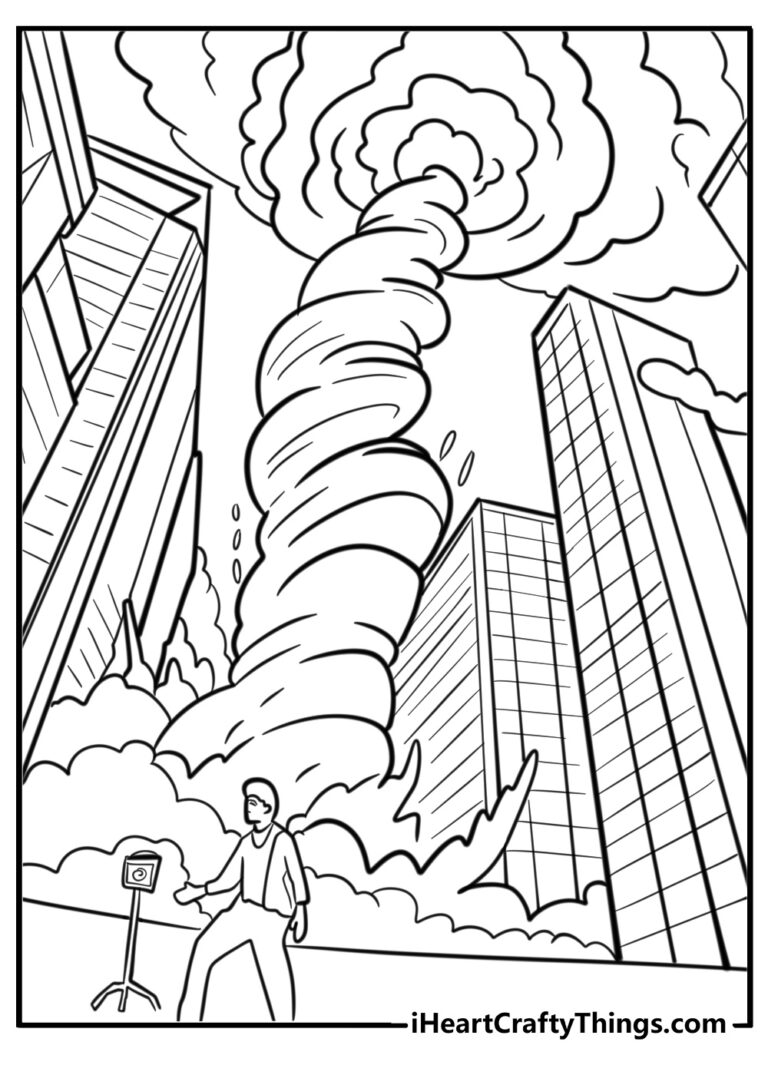 25 Tornado Coloring Pages 100 Free To Print 