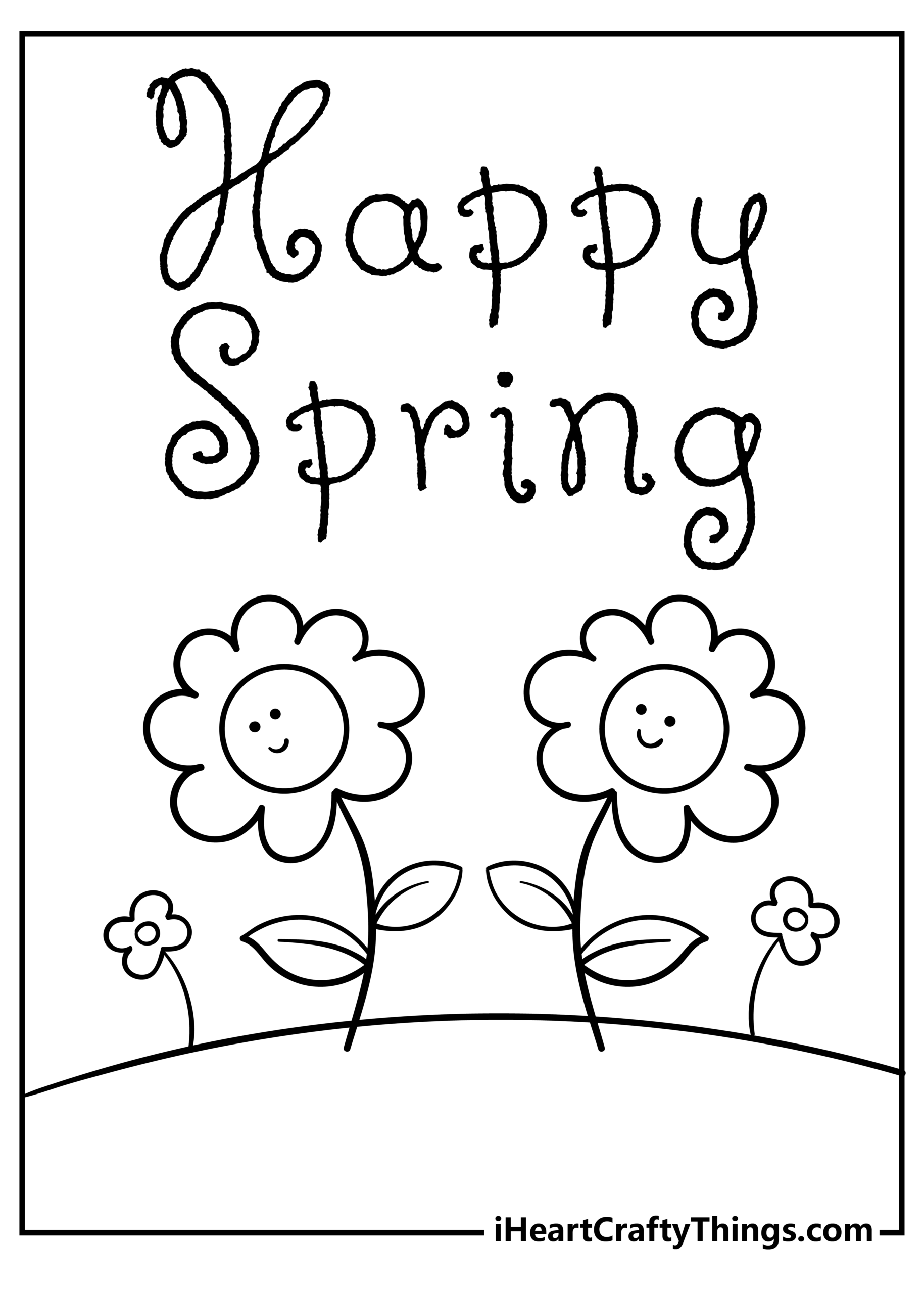 spring time coloring pages spring time coloring pages