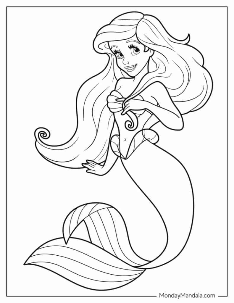 28 Ariel Coloring Pages Free PDF Printables 28 Ariel Coloring Pages Free PDF Printables