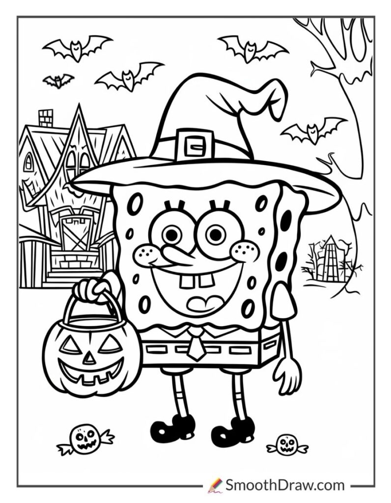 spongebob squarepants coloring pages