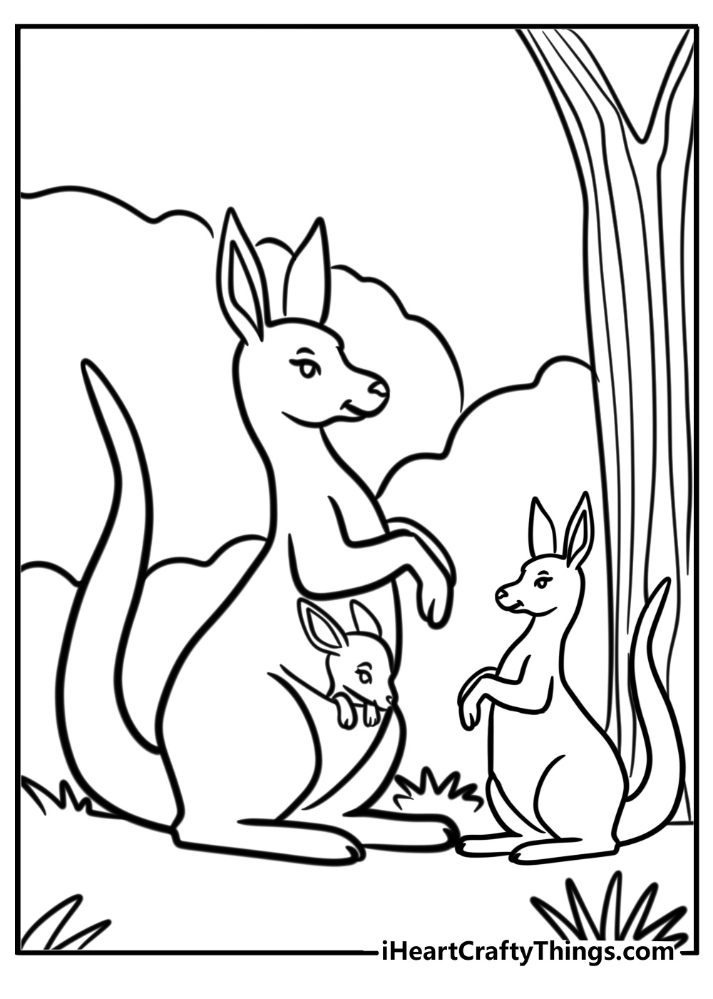 30 Kangaroo Coloring Pages Easy Free PDF Printables 30 Kangaroo Coloring Pages Easy Free PDF Printables