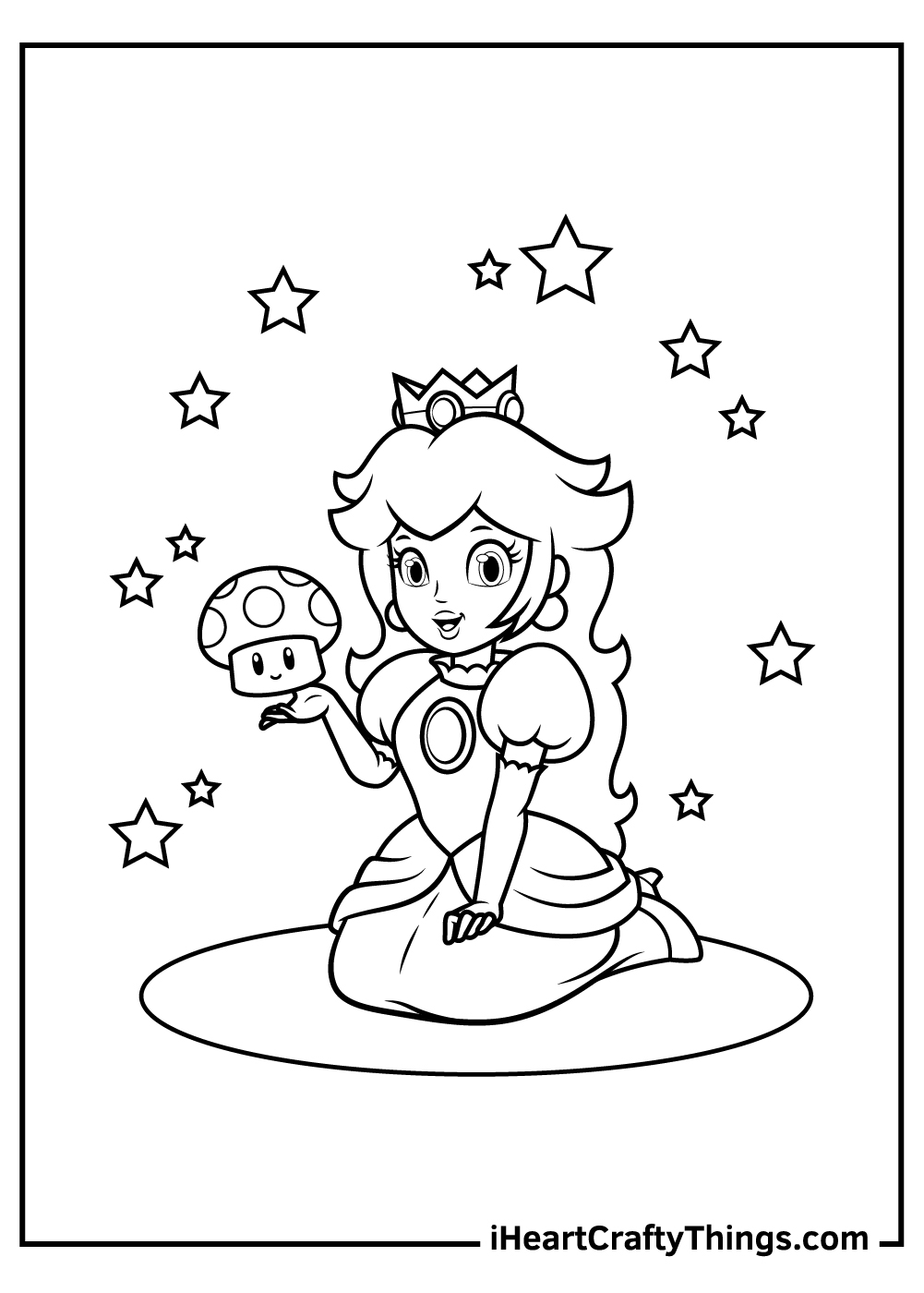 30 Princess Peach Coloring Pages 100 Free Printables 