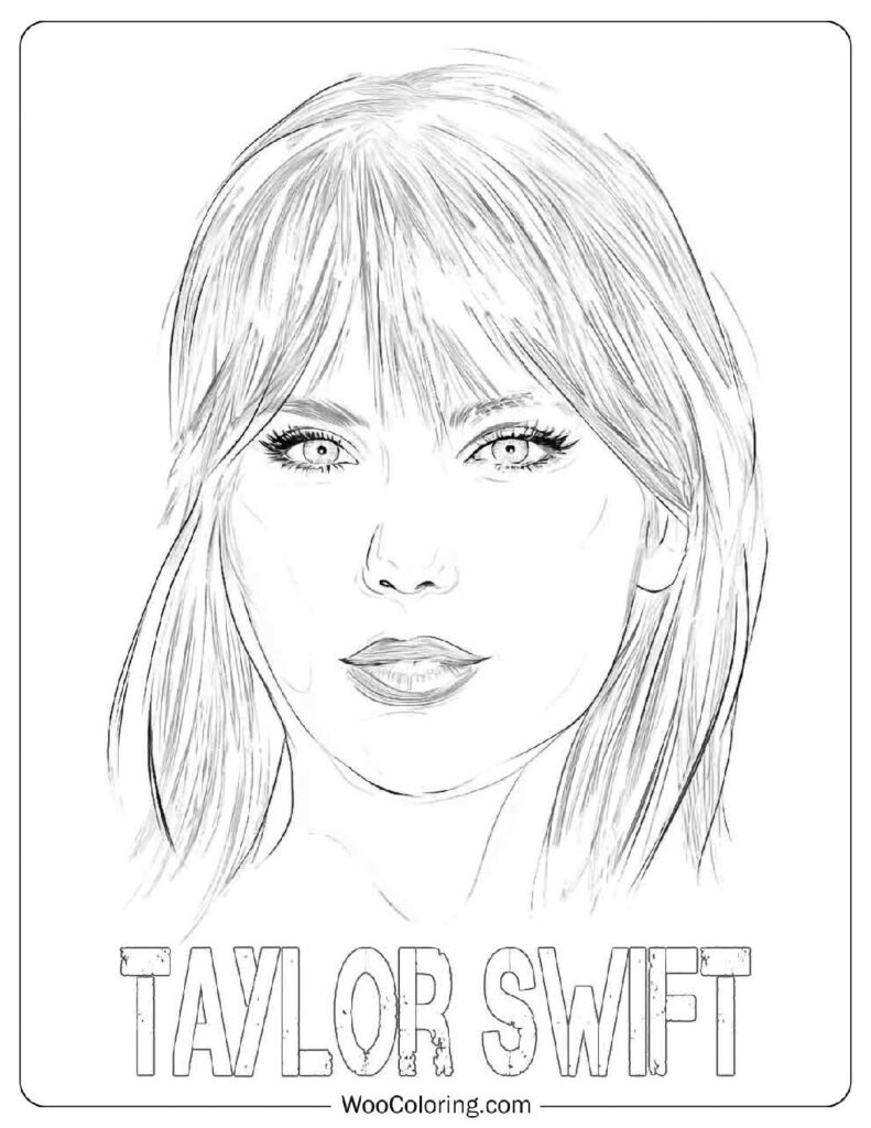30 Taylor Swift Coloring Pages Free PDF To Print Woo Coloring