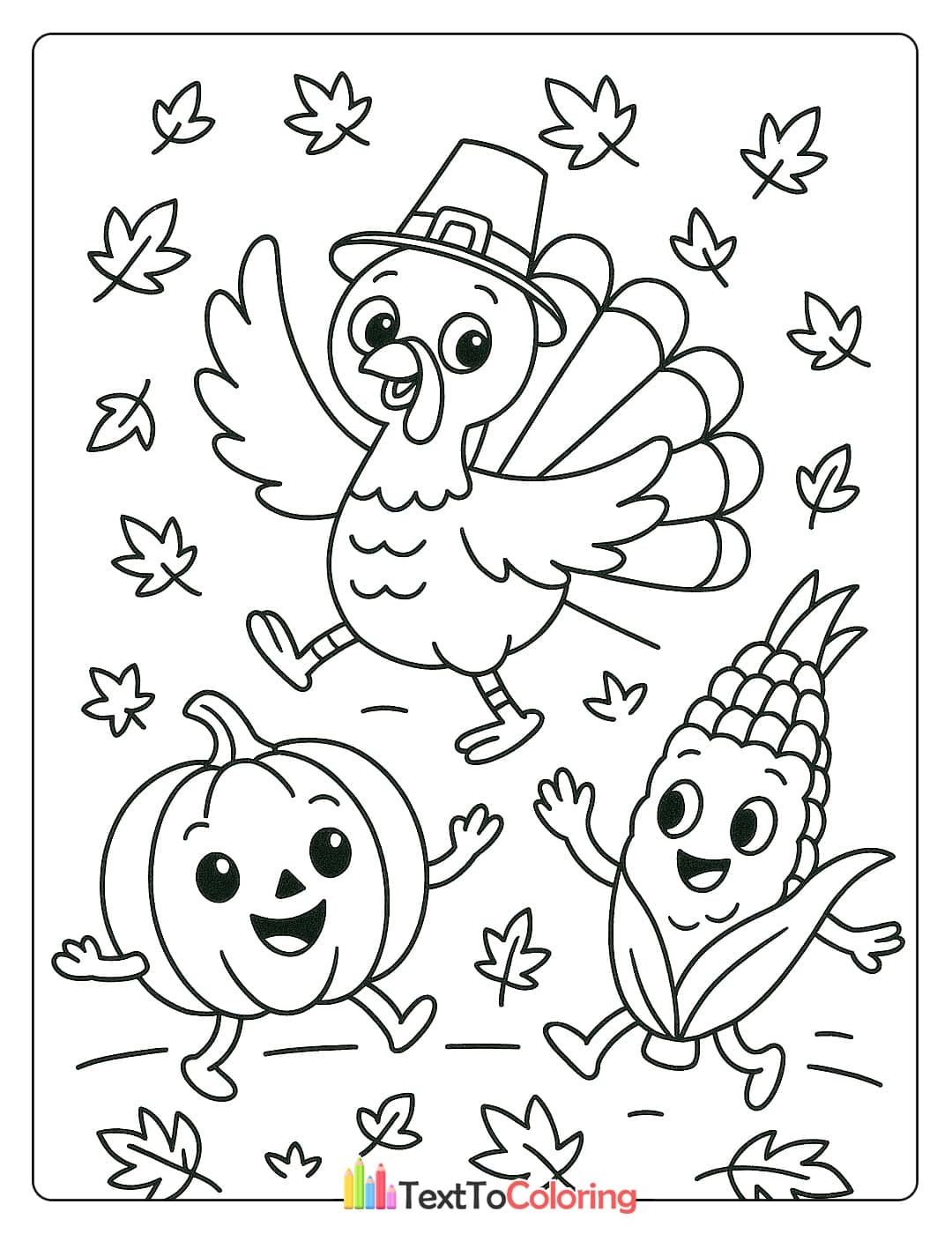 thanksgiving coloring pages free