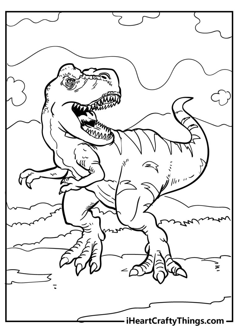 32 Tyrannosaurus Coloring Pages 100 Free Printables 
