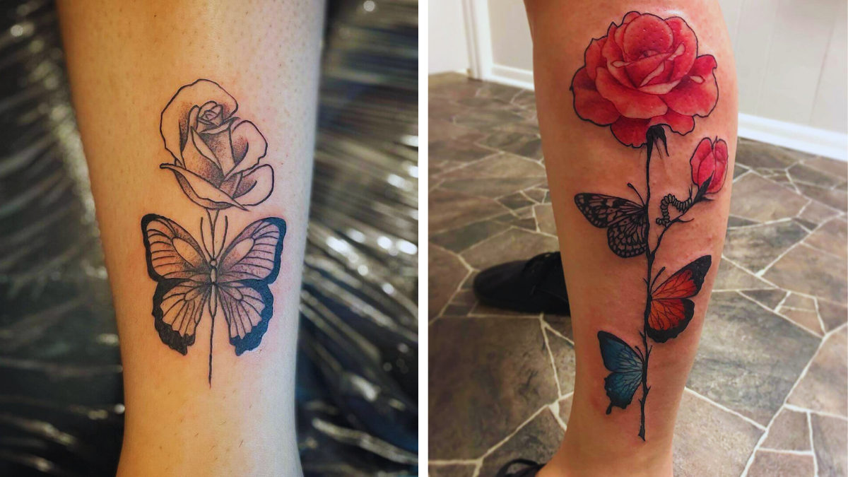 33 Stunning Rose With Butterfly Tattoo Designs For 2024 Page 2 Eye On Tattoos 33 Stunning Rose With Butterfly Tattoo Designs For 2024 Page 2 Eye On Tattoos