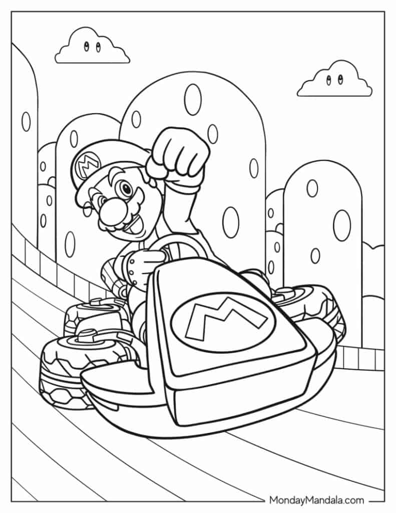 free coloring pages mario free coloring pages mario