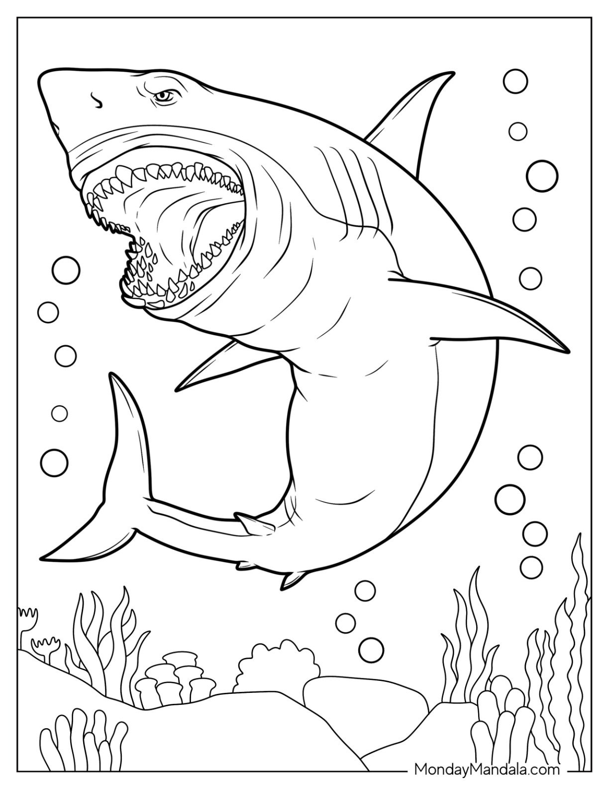 34 Shark Coloring Pages Free PDF Printables 34 Shark Coloring Pages Free PDF Printables