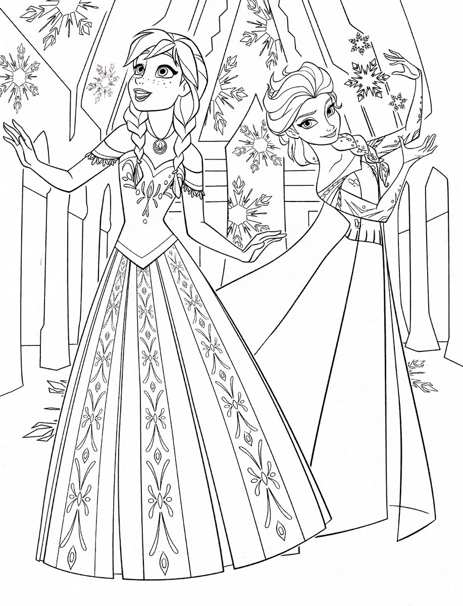 35 Elsa Coloring Pages From Frozen For Kids Parade