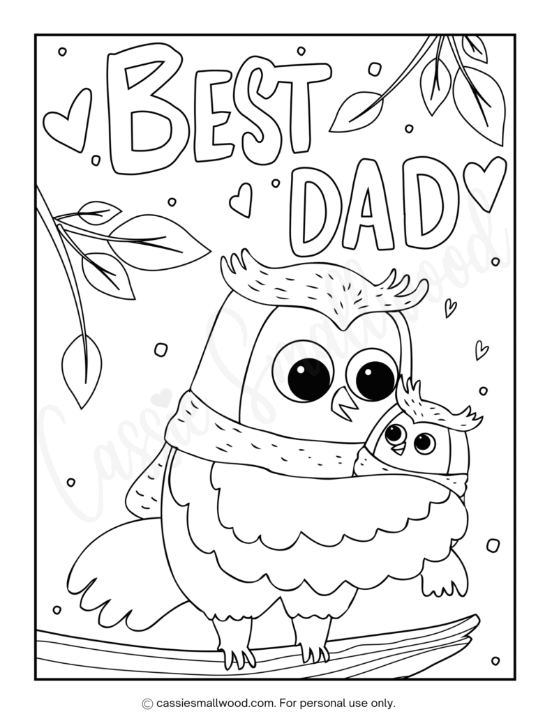 36 Cute Father s Day Coloring Pages Free Printable Cassie Smallwood 36 Cute Father s Day Coloring Pages Free Printable Cassie Smallwood