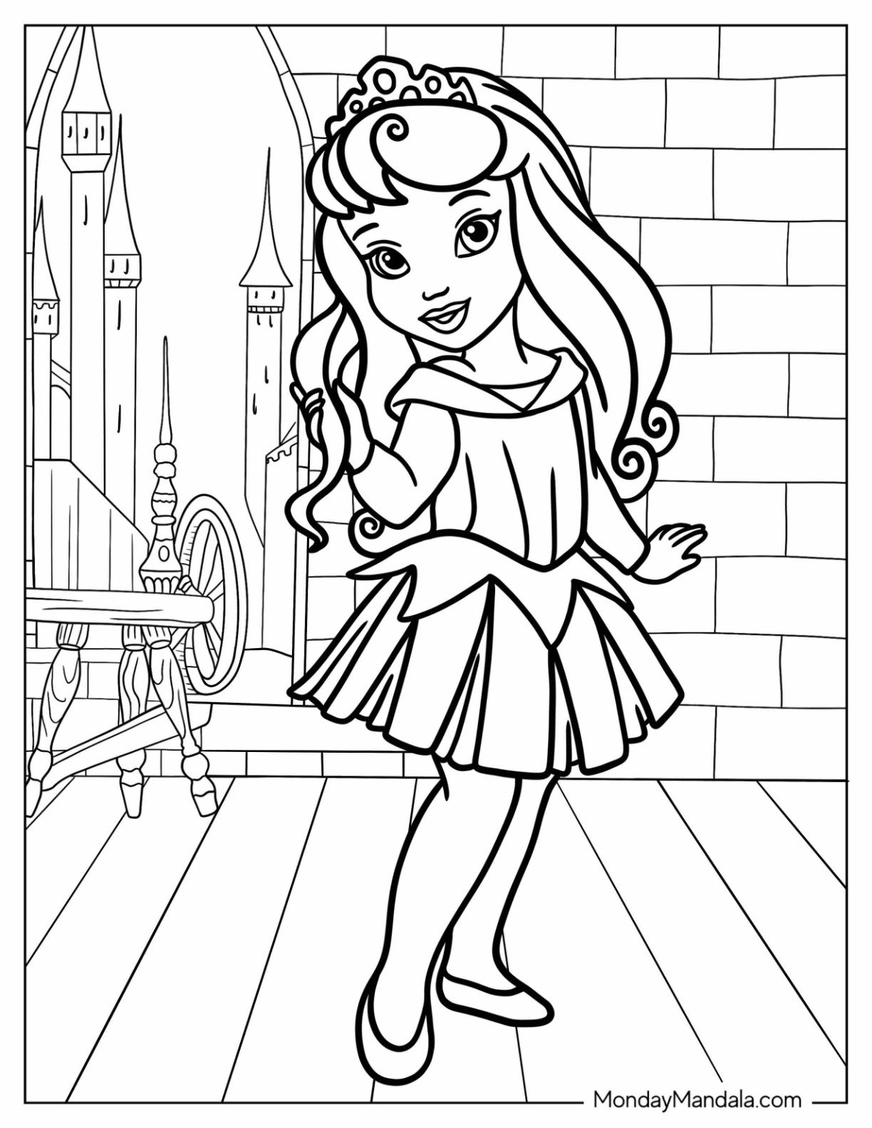 princess coloring pages pdf