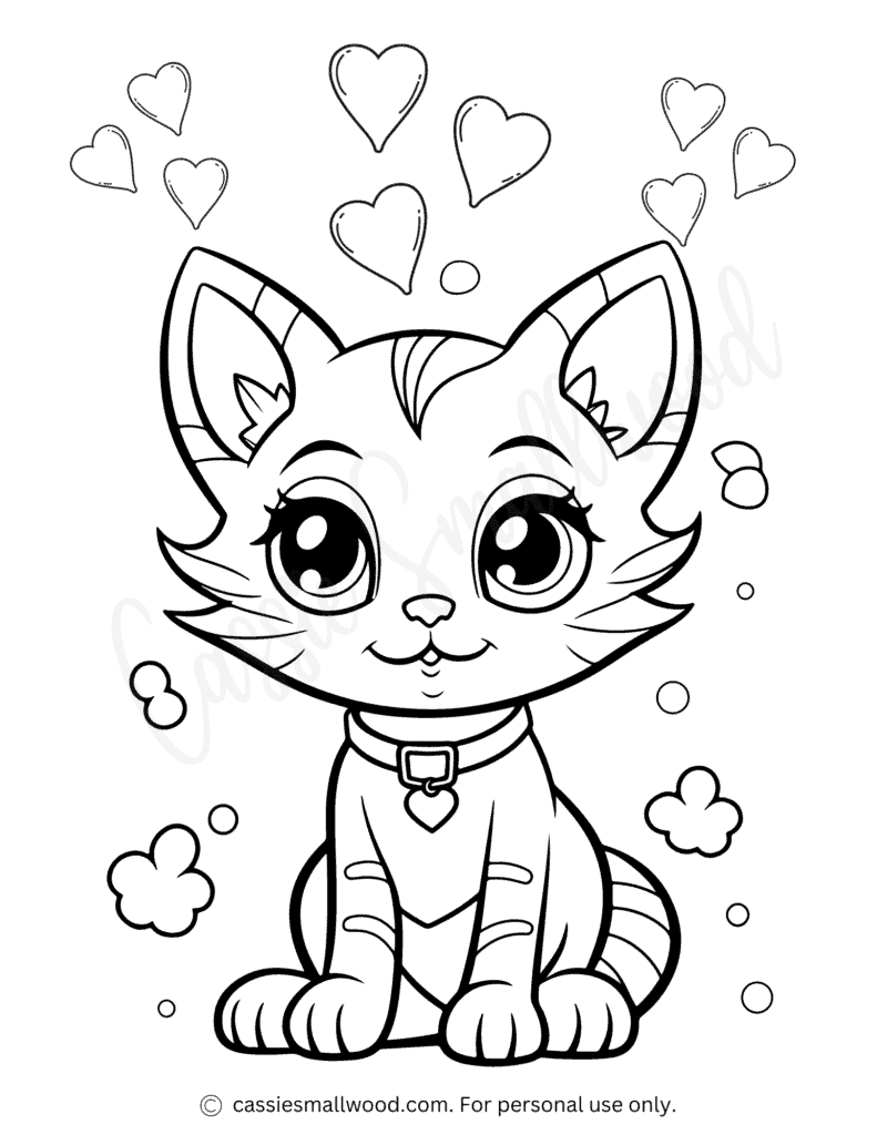 37 Cute Cat Coloring Pages Cassie Smallwood 37 Cute Cat Coloring Pages Cassie Smallwood