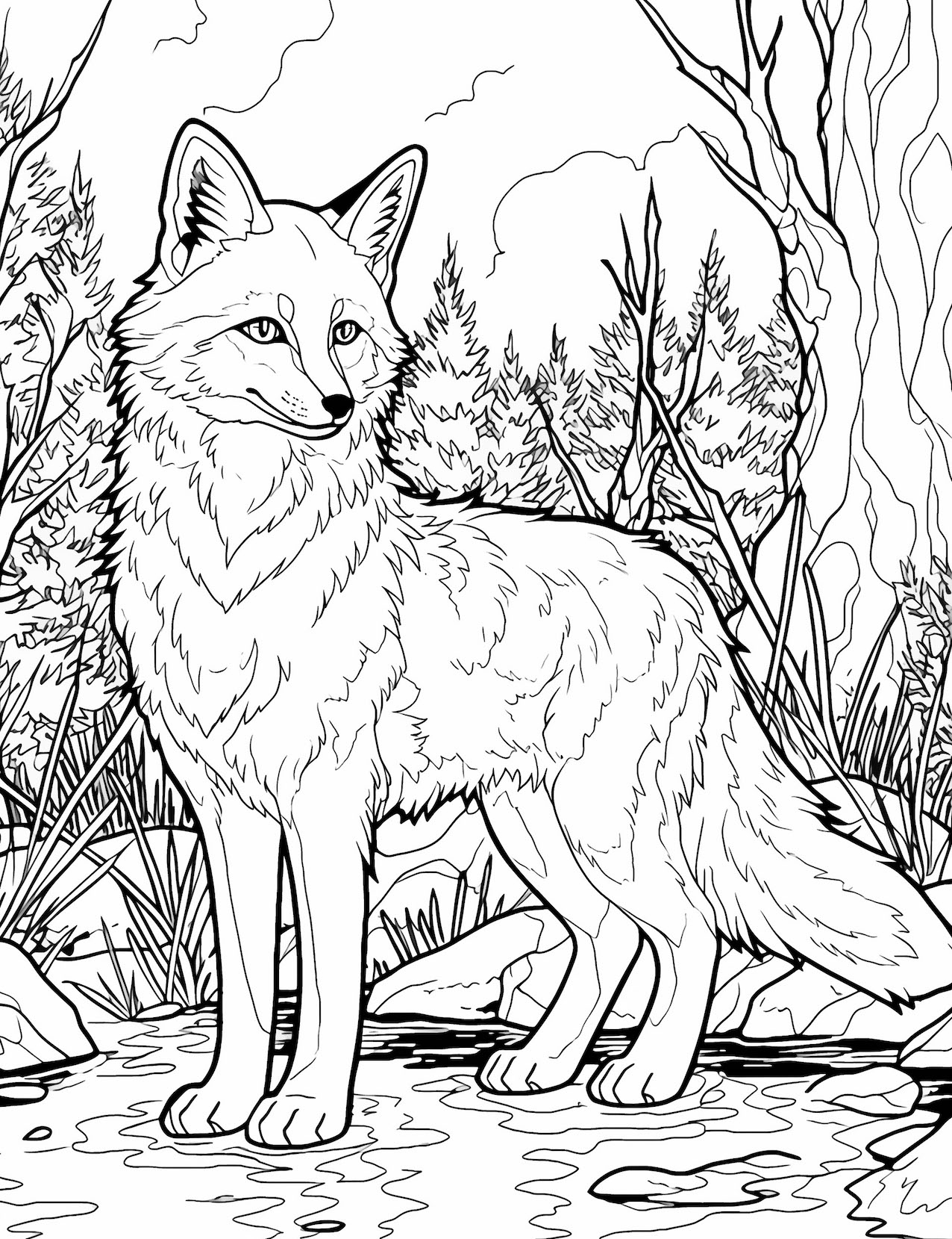 40 Creative Fox Coloring Pages For Kids And Adults Our Mindful Life 40 Creative Fox Coloring Pages For Kids And Adults Our Mindful Life