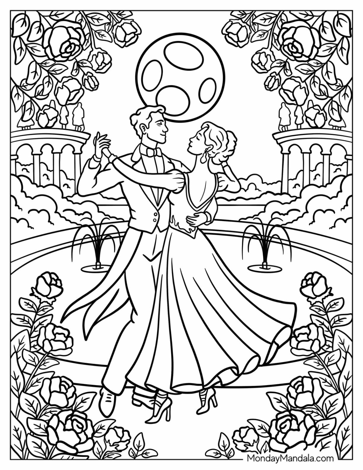 dance coloring pages