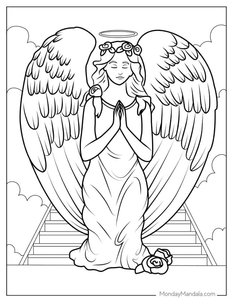 42 Angel Coloring Pages Free PDF Printables 42 Angel Coloring Pages Free PDF Printables