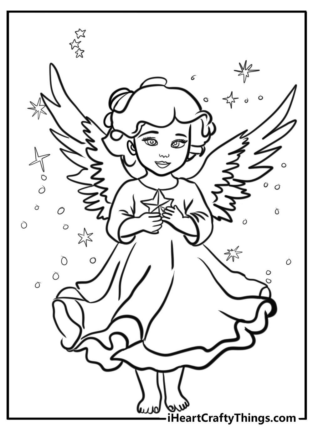 44 Angel Coloring Pages Printable PDF Sheets For Free 44 Angel Coloring Pages Printable PDF Sheets For Free