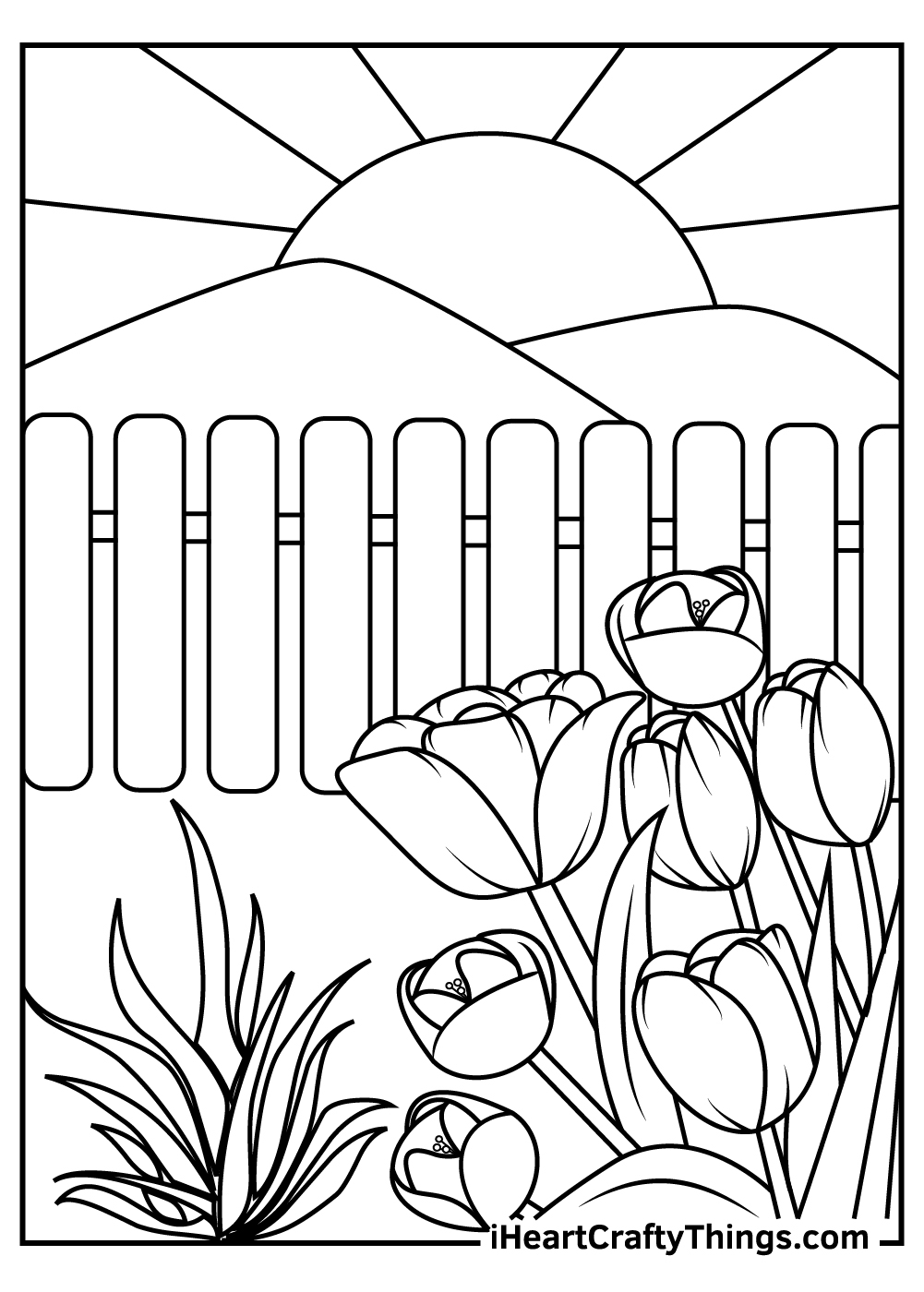 45 Garden Coloring Pages 100 Free Printables 45 Garden Coloring Pages 100 Free Printables