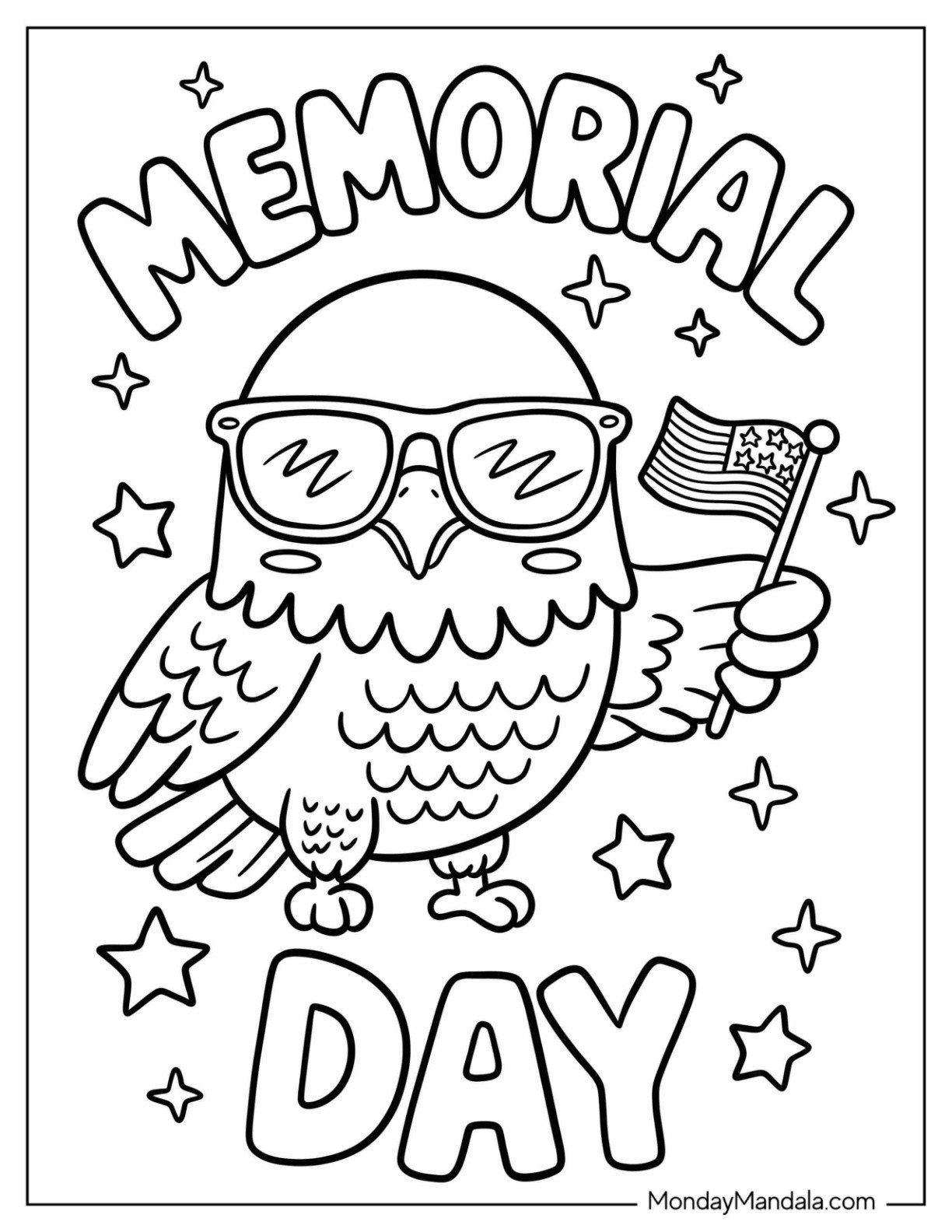 memorial day coloring pages