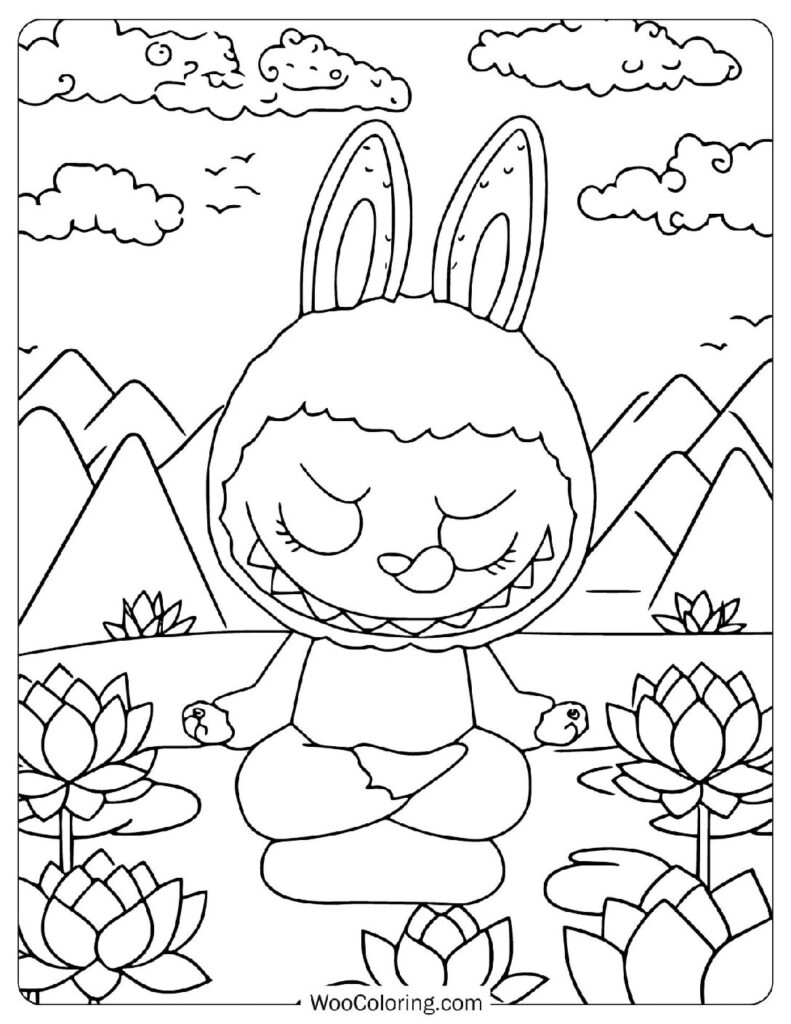 48 Labubu Coloring Pages Free PDF To Print Woo Coloring
